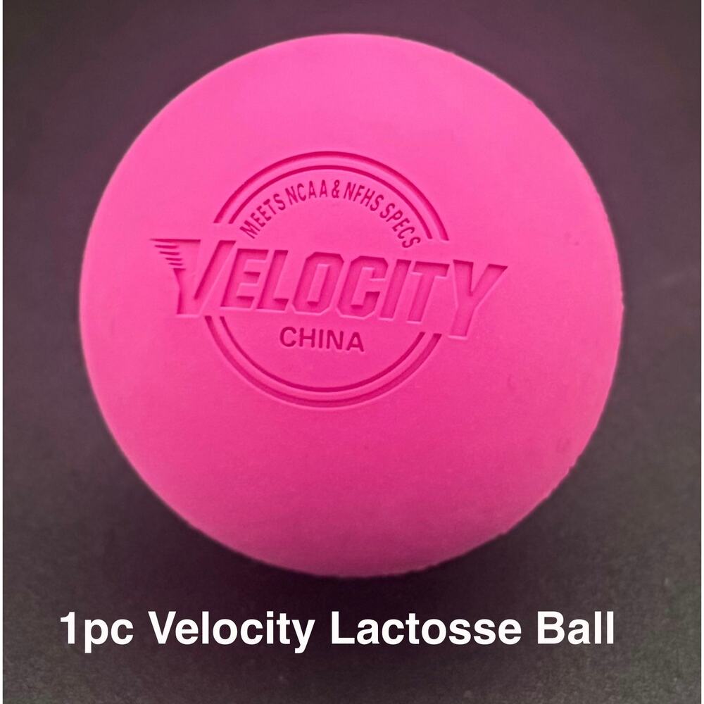 1 Velocity Lacrosse Ball PINK